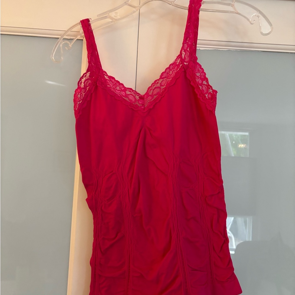 F&F Vibrant Pink Camisole with Lace Detail